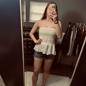 NWT Strapless Top